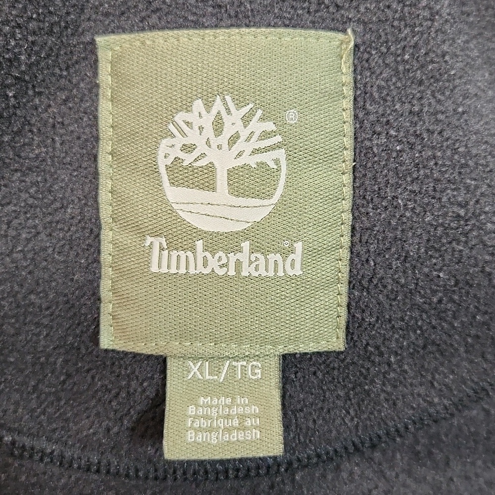 Timberland Jacket Black Fleece Long Sleeve Full Zip (XL) - Picture 9 of 11